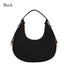 Women's Crocodile Grain Underarm Bags Felt Fashion Shoulder Bag Cute Simple Handbags Female Purses